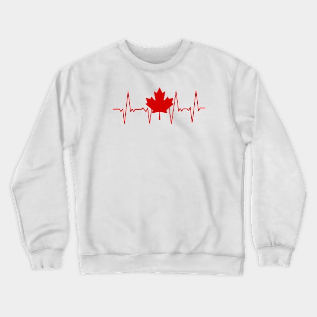 Feel the Heartbeat Crewneck Sweatshirt by KJKlassiks